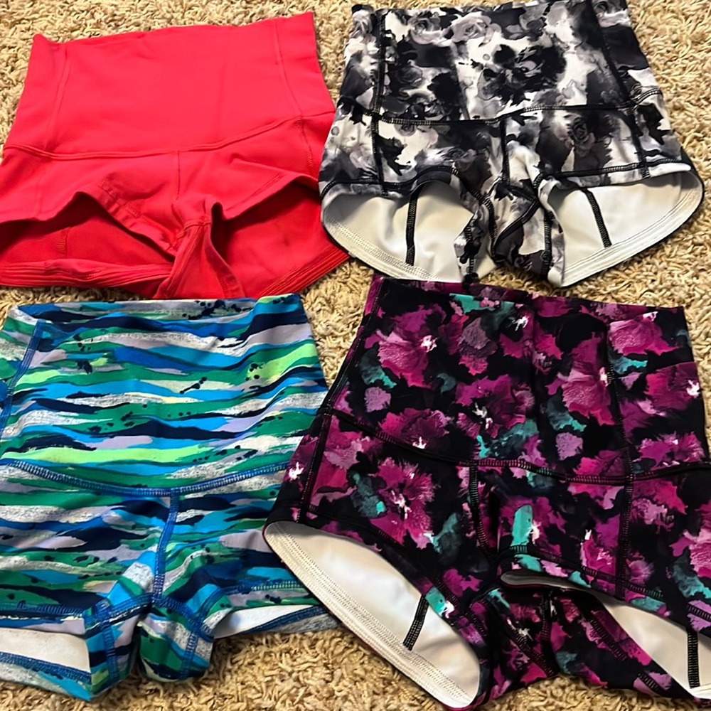 Lululemon shorts. size 2 ONLY BLUE/GREEN SHORTS LEFT!
